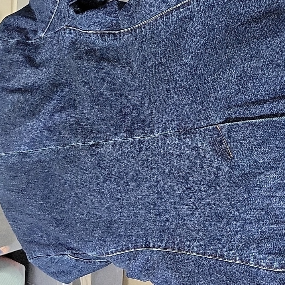 NWT Polo Ralph Lauren Denim Blazer Single Breasted Dark Nelle Wash - Picture 10 of 11
